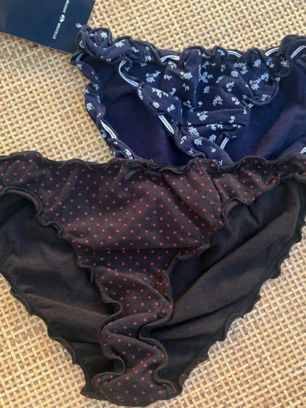 Brandy Melville NWT 2 pair Set Cotton Underwear/One Size